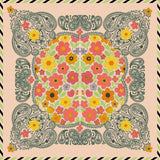 Posies Bandana (Pink) & Scarf Ring