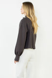 High Neck Zip Up Jacket