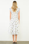 Short Sleeve Sailboat Midi Dress