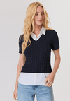Short Sleeve Twofer Shirt