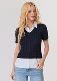 Short Sleeve Twofer Shirt