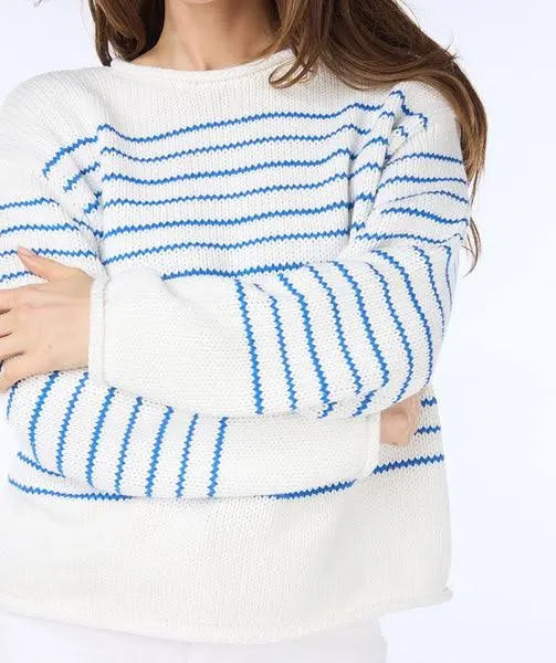 Sweater Stripes Curling Edge