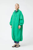 Compania Green technical trench coat