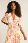 Apricot Kat Golden Hour Floral Dress