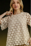 Polka Dot Lace Blouse