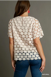 Polka Dot Lace Blouse