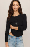 Junie Long Sleeve Tee - Black