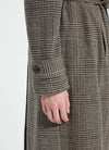 Marla Brushed Ponte Belted Trench Coat