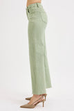 TUMMY CONTROL MID RISE WIDE LEG PANTS
