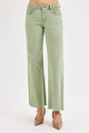 TUMMY CONTROL MID RISE WIDE LEG PANTS