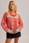 Retro Stripe With Contrast Rib Button Down
