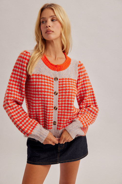 Retro Stripe With Contrast Rib Button Down