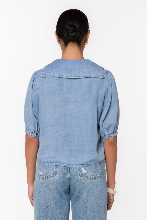 Areli Classic Indigo Blouse