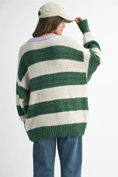 Oversized Striped Sweater