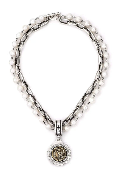 SS1491-Z - Ninette Necklace – Pearl Lyon