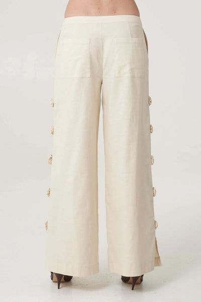 Flowers Blooming Pant in Off White