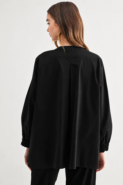 Sasha Sweater Knit & Woven Top