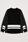 Sasha Sweater Knit & Woven Top
