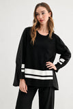 Sasha Sweater Knit & Woven Top