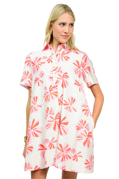 Flower Swing Shirt Dress