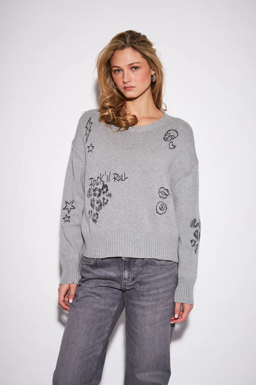 Rocking Shadow Crewneck Sweater