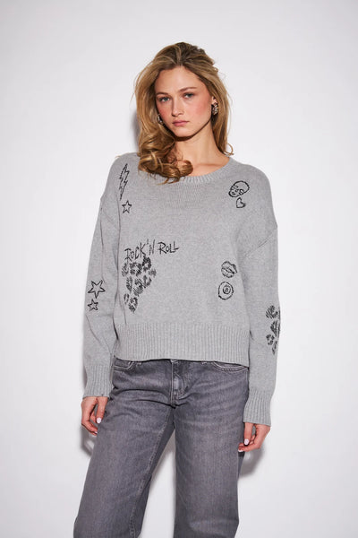 Rocking Shadow Crewneck Sweater