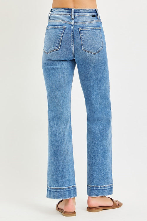 TUMMY CONTROL HIGH RISE STRAIGHT JEANS