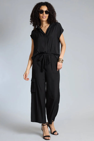 Belted D-Satin Cargo