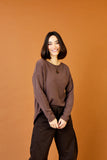 Talia Hi Lo Knit Sweater with Split Back