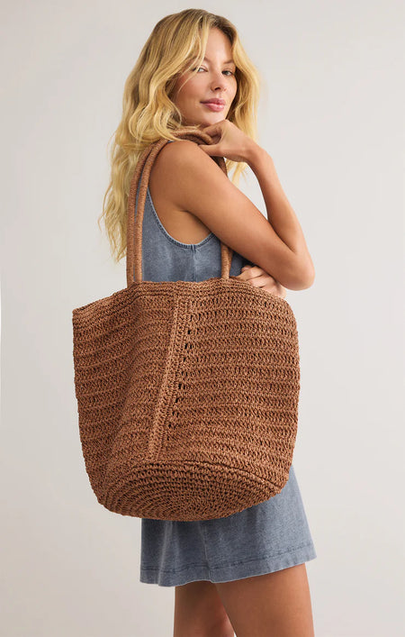 Capri Jute Bag - Stripe