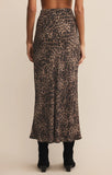Izabel Leopard Skirt Desert Tan
