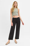 MID RISE ANKLE BARREL RELAXED BAGGY PANTS