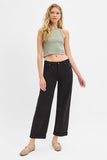 MID RISE ANKLE BARREL RELAXED BAGGY PANTS