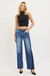 SLOUCHY BAGGY JEANS WITH SIDE ADJUSTABLE TABS
