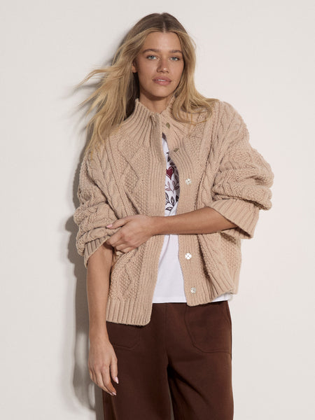 Chunky Cable Knit Coatigan