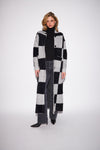 Checker Board Long Cardigan