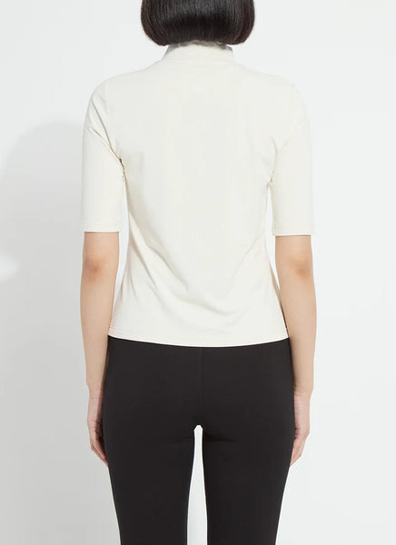 Clara Mockneck Elbow Sleeve Top