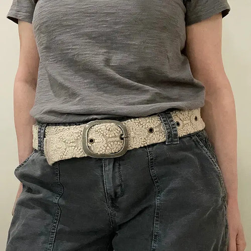 Desert Dream Embroidered Wool Belt