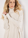 Roll Neck Fringe Poncho