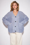 GLEN CARDIGAN IN POWDER BLUE