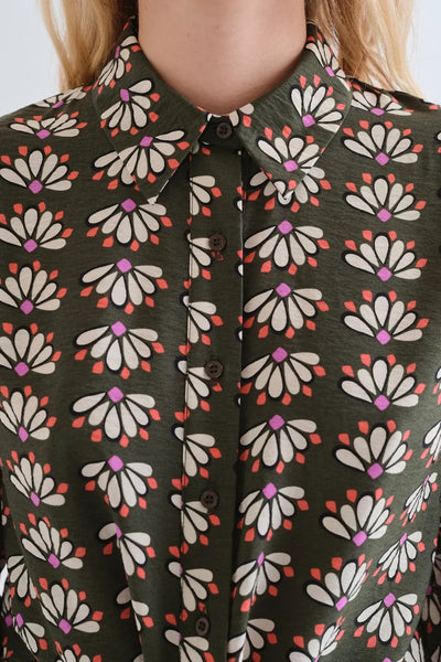 Geometric Print Shirt
