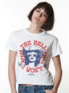 Hell I Won't Vintage White Classic Graphic Tee