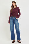 HIGH RISE STRAIGHT JEANS
