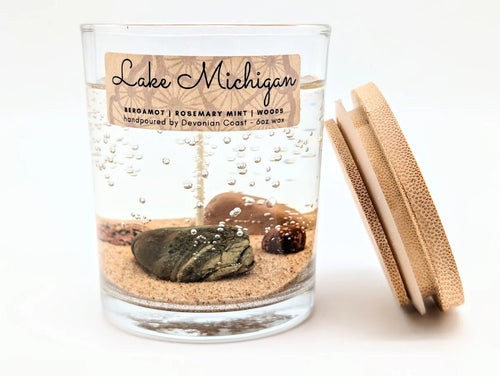 Lake Michigan Beach Gel Candle