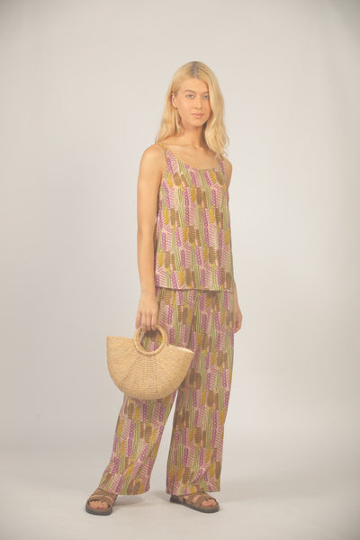 Geometric Pattern Pants
