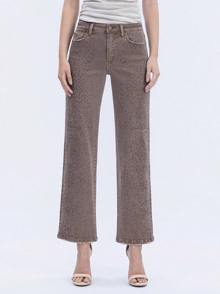 HIGH RISE WIDE LEG JEANS