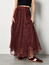 Multi Tiered Tulle Maxi Skirt