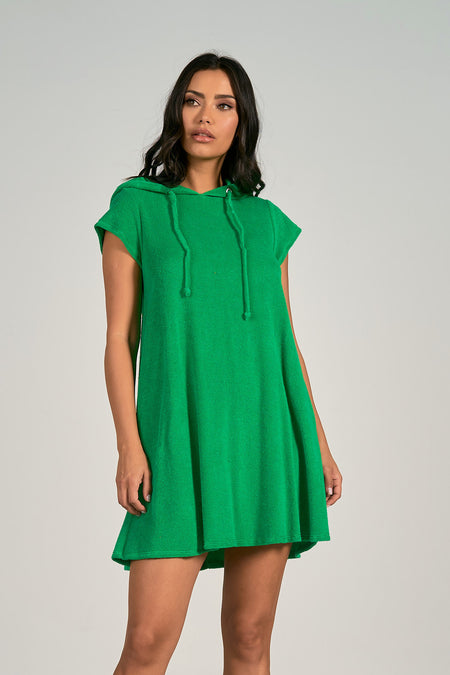 SILKY TOUCH SELF CHECK DRESS